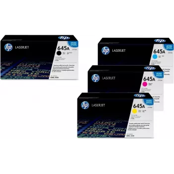 HP 645A värikasetit 4 kpl:n sarja, musta/syaani/magenta/keltainen (OPC9730A)