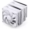 CPU-jäähdytin Jonsbo CB80 Dual-Tower, 2×120 mm PWM ARGB -tuuletinta — valkoinen