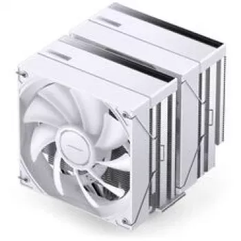 CPU-jäähdytin Jonsbo CB80 Dual-Tower, 2×120 mm PWM ARGB -tuuletinta — valkoinen
