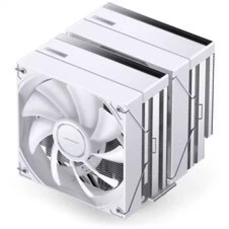 CPU-jäähdytin Jonsbo CB80 Dual-Tower, 2×120 mm PWM ARGB -tuuletinta — valkoinen