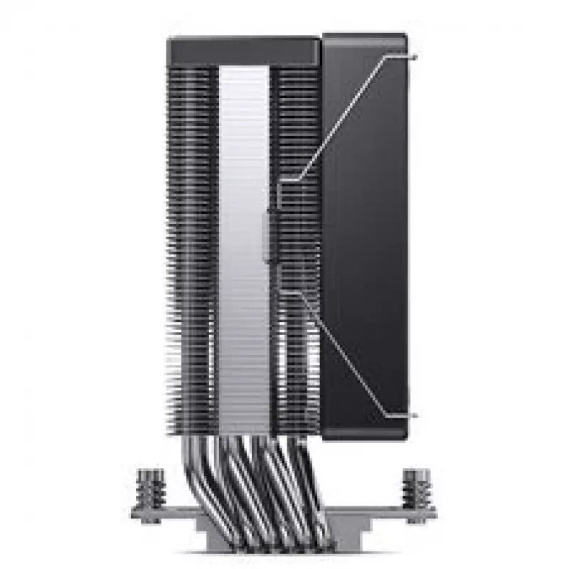 CPU-jäähdytin Jonsbo CR-1000 MAX V2 — ilmajäähdytin PWM-tuulettimella, musta