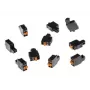 Kaapeliliitin AXIS 5505-261, 2-napainen 2,5 mm jako, harmaa, 10 kpl:n pakkaus