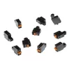 Kaapeliliitin AXIS 5505-261, 2-napainen 2,5 mm jako, harmaa, 10 kpl:n pakkaus