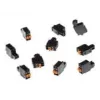 Kaapeliliitin AXIS 5505-261, 2-napainen 2,5 mm jako, harmaa, 10 kpl:n pakkaus