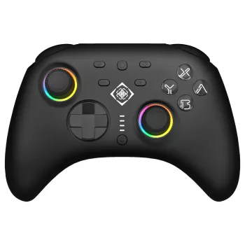 Peliohjain Deltaco GAM-198 musta — Bluetooth ja USB (Type-C) Nintendo Switch, Switch 2, Switch OLED, Android, PC