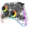 Peliohjain Deltaco Gaming GAM-198-T läpinäkyvä Bluetooth/USB USB-C Nintendo Switch, Switch 2, Switch OLED, Android, PC