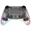 Peliohjain Deltaco Gaming GAM-198-T läpinäkyvä Bluetooth/USB USB-C Nintendo Switch, Switch 2, Switch OLED, Android, PC