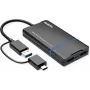 VALUE näyttösovitin USB Type-A C - Dual HDMI 4K30+ 1080p ST/BU - sovitin - digitaalinen/data (12.99.3206)
