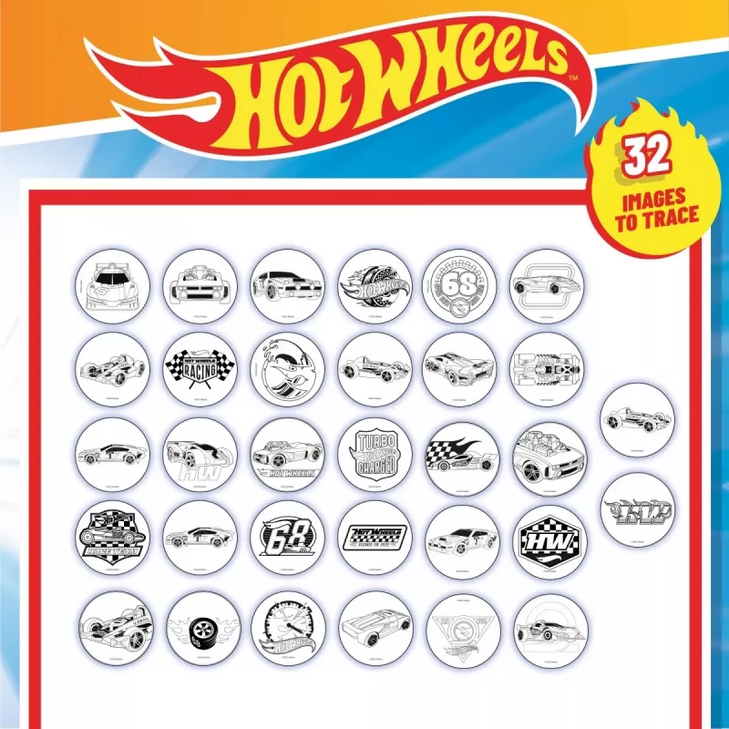 Hot Wheels projektori maalauskoulusetti