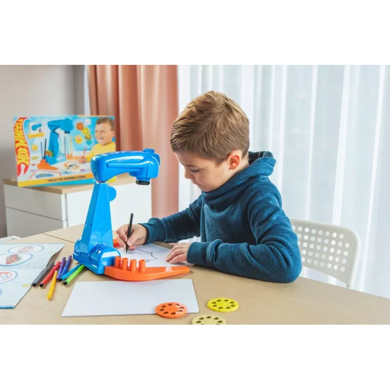 Hot Wheels projektori maalauskoulusetti