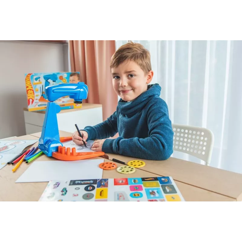 Hot Wheels projektori maalauskoulusetti