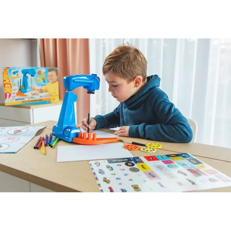 Hot Wheels projektori maalauskoulusetti