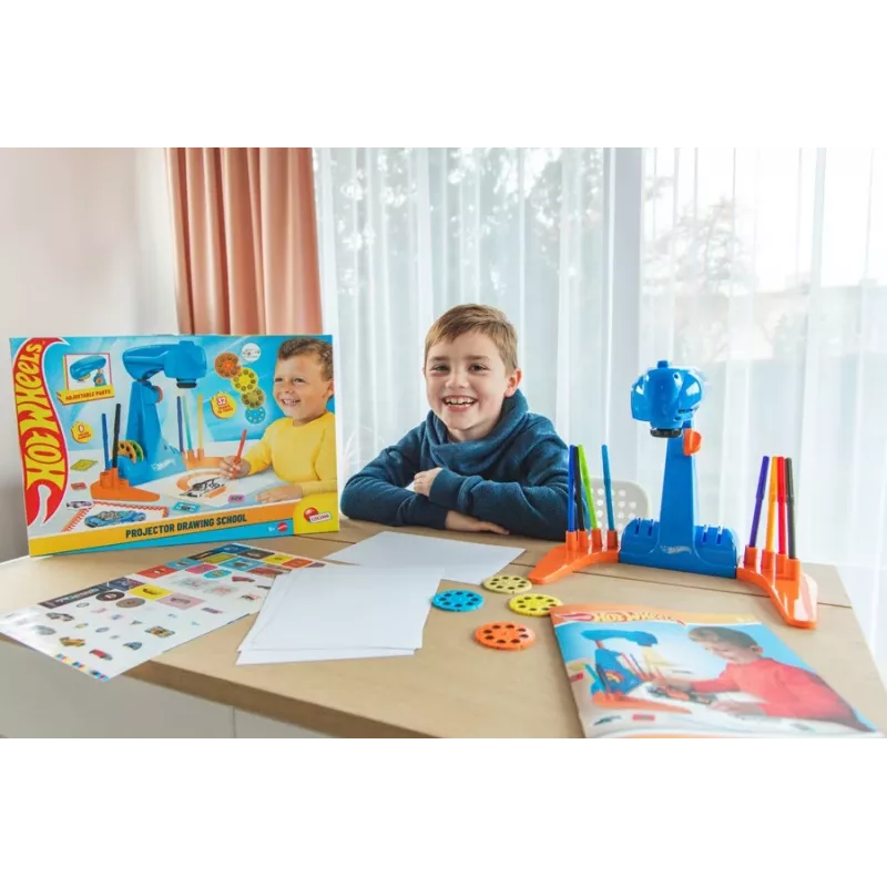 Hot Wheels projektori maalauskoulusetti