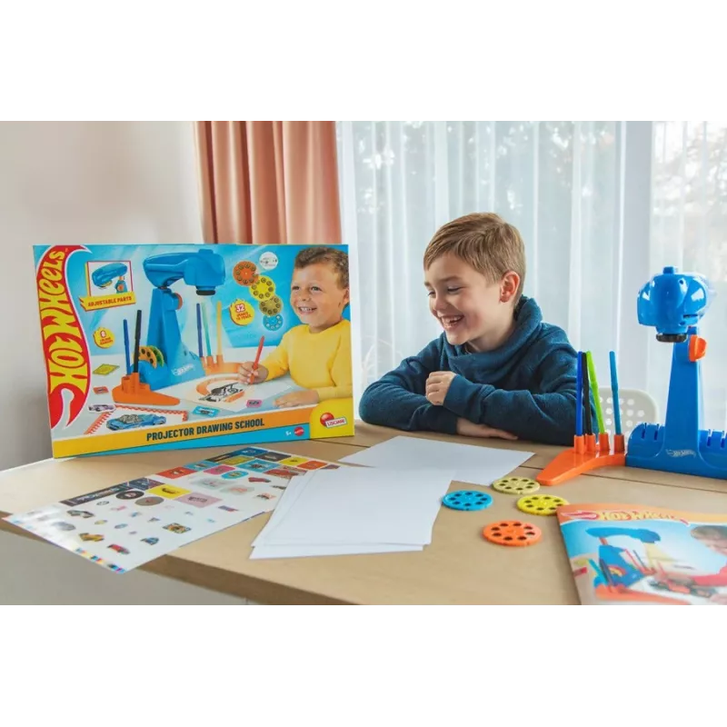 Hot Wheels projektori maalauskoulusetti