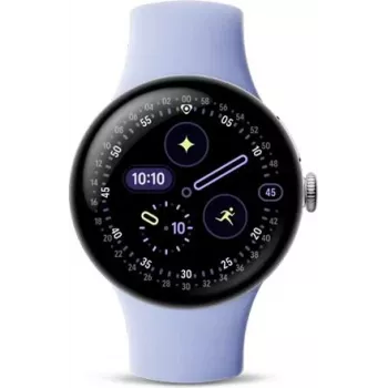 Google Pixel Watch 4 LTE 41 mm kiillotettu hopea / Iris, GA10839-EU (GA10839-EU)