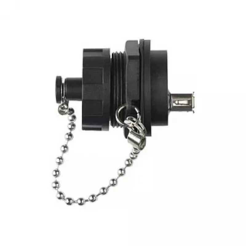 Good Connections IC04-U205 - USB A - musta - naaras - suora - polybutyleenitereftalaatti (PBT) - polyvinyylikloridi (PVC) - IP65 - IP67