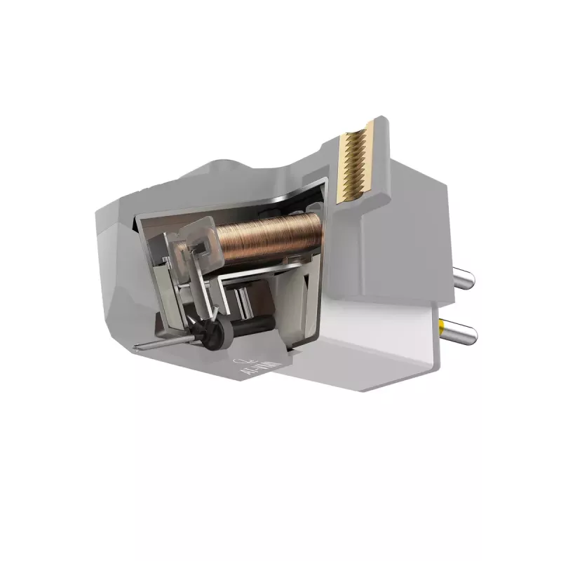 Audio-Technica AT-VM95E/H äänirasia AT-HS6BK headshellillä esiasennettuna (musta/vihreä)