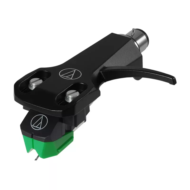 Audio-Technica AT-VM95E/H äänirasia AT-HS6BK headshellillä esiasennettuna (musta/vihreä)