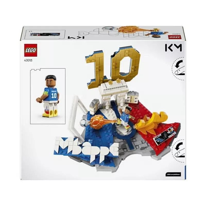 LEGO Editions 43013 Kylian Mbappé – jalkapallon huippuhetket