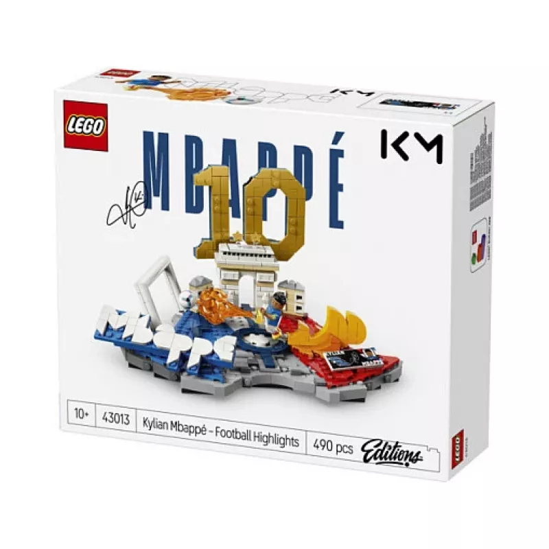 LEGO Editions 43013 Kylian Mbappé – jalkapallon huippuhetket