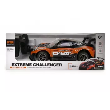 Kauko-ohjattava auto Artyk Car R/C oranssi – kauko-ohjattava leluauto, paristokäyttöinen, malli 176982