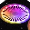 Jäähdytysalusta Modecom MC-CF18 RGB 45,7 cm 2 tuuletinta musta