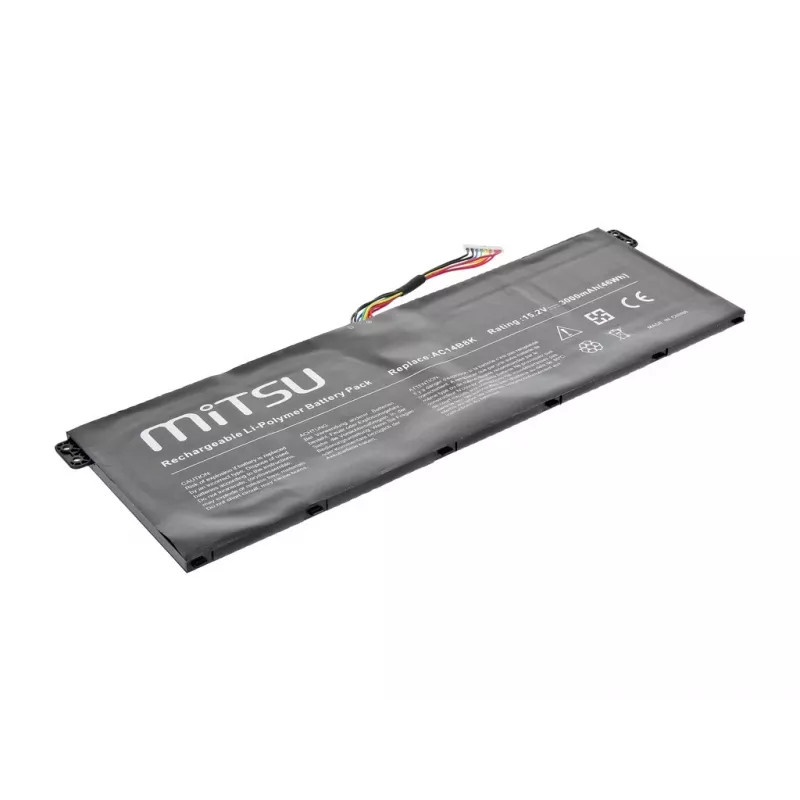Akku MITSU BC/AC-E3 Acer-kannettaville 2200 mAh 33 Wh 15,2 V