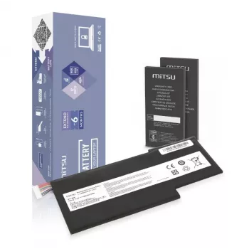 Akku MITSU BTY-M6K MS-17B4 11,4V 4300mAh (49Wh) MSI-kannettaville
