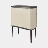 Brabantia Bo Touch Bin 34 L 2 koria beige leveys 540 mm syvyys 312 mm korkeus 680 mm