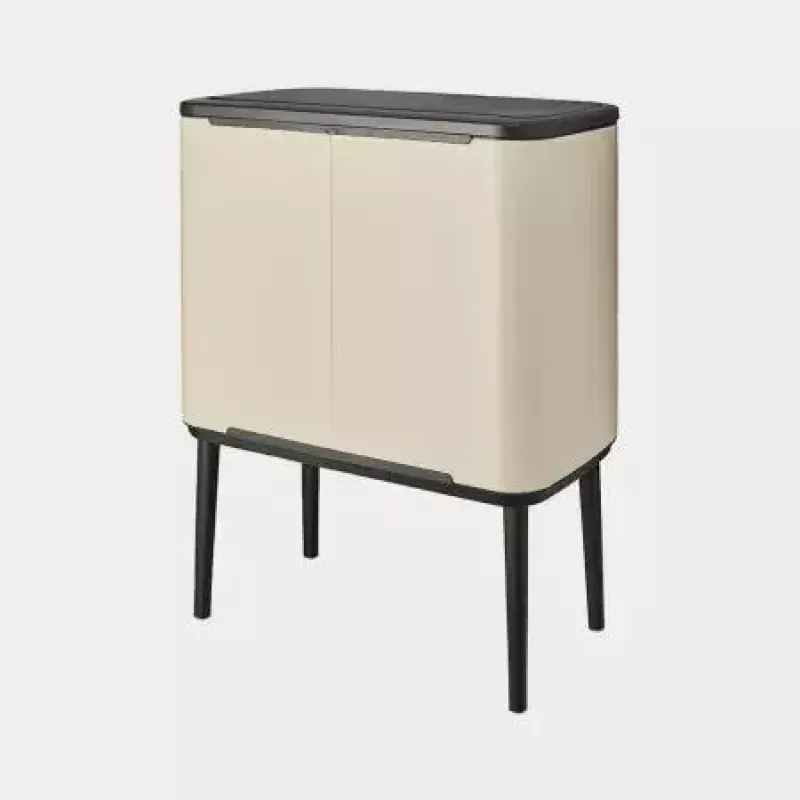 Brabantia Bo Touch Bin 34 L 2 koria beige leveys 540 mm syvyys 312 mm korkeus 680 mm