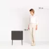 Brabantia Bo Touch Bin 34 L 2 koria beige leveys 540 mm syvyys 312 mm korkeus 680 mm