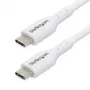 2M valkoinen USB-C-kaapeli 2 kpl:n pakkaus