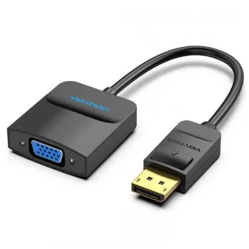 I/O-sovitin DP-VGA/0,15 m musta Hbfbb Vention