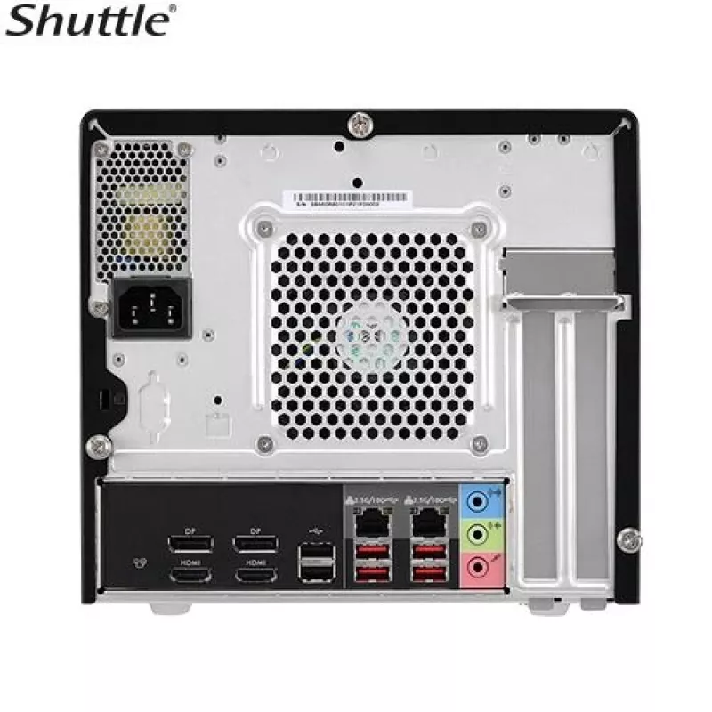 Shuttle PCB-SB860R811 SB860R8 XPC Cube barebone, S-1851, Intel B860, 4x DDR5, Xe Graphics, 500 W, musta