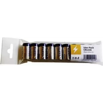 Paristo Varta CR123A litium 3V, korkeus 34,5 mm, halkaisija 17 mm, 16 g (blisteri)