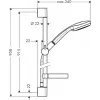 Suihkujärjestelmä Hansgrohe Croma 100 27771000 kromi