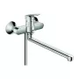 Hansgrohe Logis yksivipuinen kylpyammehana pitkällä juoksuputkella 71402000