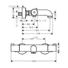 HANSGROHE Ecostat kylpyammetermostaatti 1001 CL