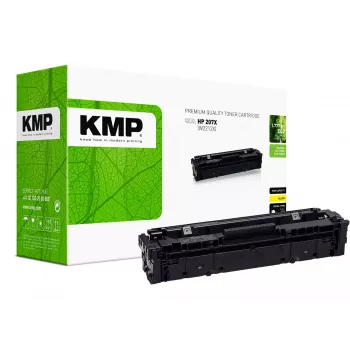 KMP värikasetti HP 207X keltainen 2450 sivua uudelleenvalmistettu