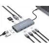 CONCEPTRONIC 10-1 telakka USB-C->HDMI/2xUSB-C/3xUSB-A/+ 20cm gr