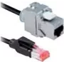 Bachmann 918.034 Cat6a STP -verkkokaapeli, 5 m, musta, RJ-45