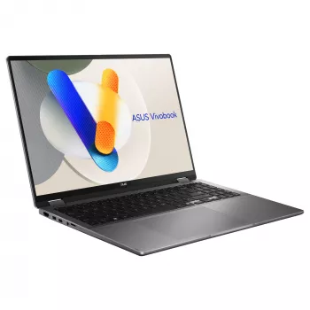 ASUS Vivobook 16 Flip TP3607SA-SI155W 2-in-1-kannettava, Intel Core Ultra 7 256V, 16 inch WUXGA kosketusnäyttö, 16 GB RAM, 1 TB SSD, Windows 11 Home, harmaa