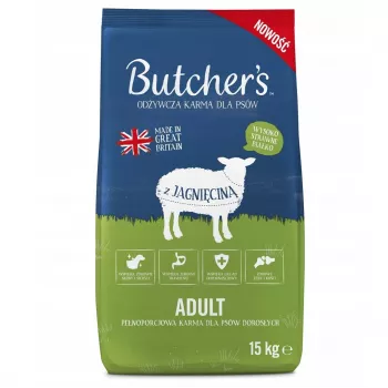 Koiranruoka butchers Original — lammasresepti kuivaruoka, 15 kg pussi
