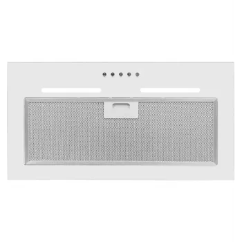 Kalusteisiin asennettava liesituuletin MPM MPM-45-OW-06/W — 450 mm, 645 m³/h, 3 nopeutta, alumiininen rasvasuodatin, valkoinen