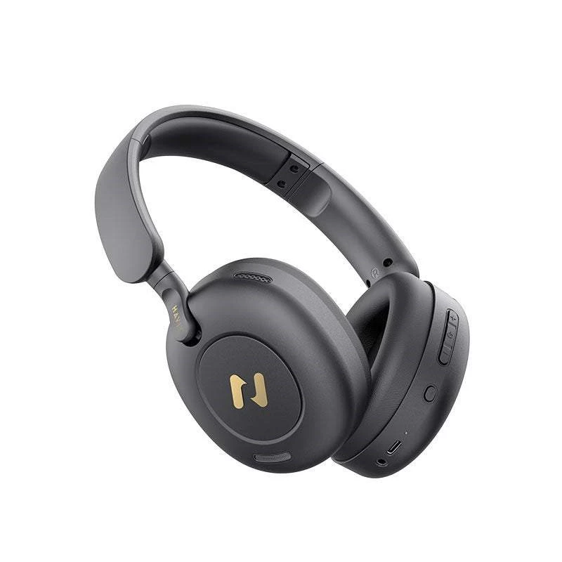 Korvan peittävät Bluetooth-kuulokkeet HAVIT H655BT PRO — langaton ääni, sisäänrakennettu mikrofoni, musta
