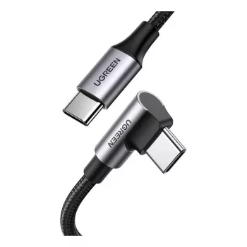 USB-C–USB-C-kaapeli UGREEN 70645 — USB 2.0, 2 m, musta/harmaa