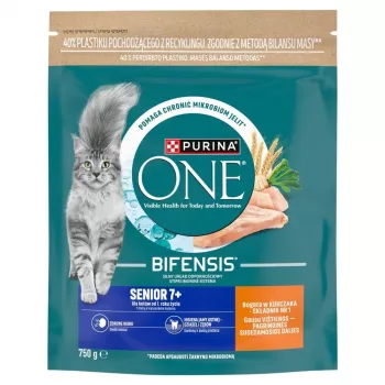 Purina Nestlé Purina ONE kissanruoka 7+ kanalla ja täysjyväviljalla 750 g