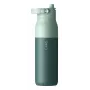 LARQ PureVis 2 itsestään puhdistuva ruostumattomasta teräksestä valmistettu juomapullo 680 ml, ruuvikorkki, sisäänrakennettu akku, 20 päivän akunkesto, vihreä