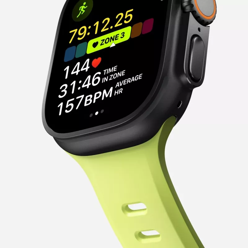 NOMAD Tempo Band - ranneke Apple Watch 49mm FKM (Lumen)