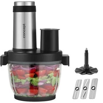 Yleiskone Concept RM3300 2 L lasikulholla, musta, ruostumattomasta teräksestä valmistettu kotelo, 220–240 V